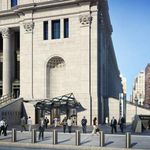 A rendering of the proposed 33rd & 8th Avenue Entrance
